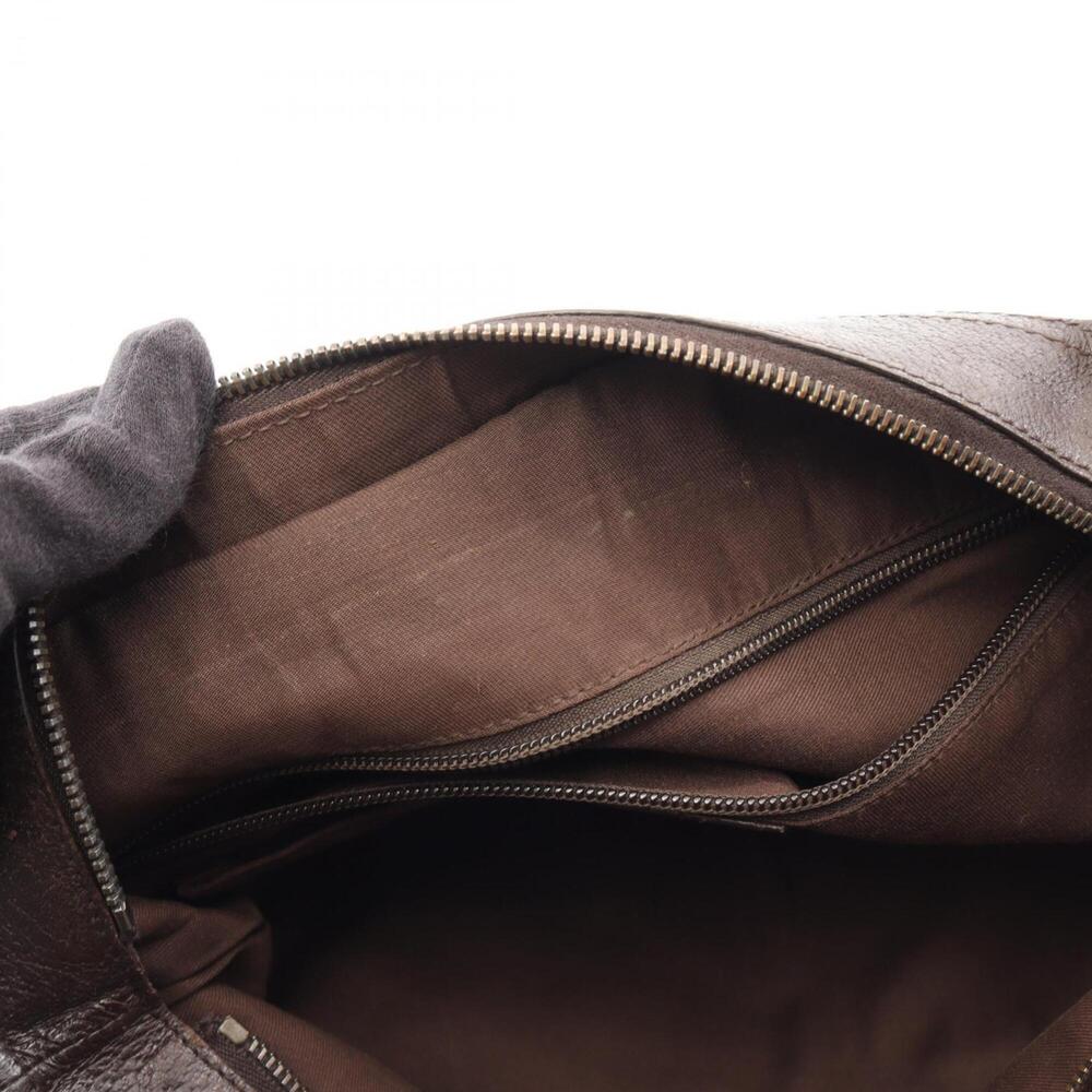 GUCCI Brown Leather Shoulder Bag - Picture 5 of 11